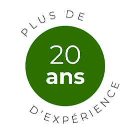 Plus de 20 ans d'expérience